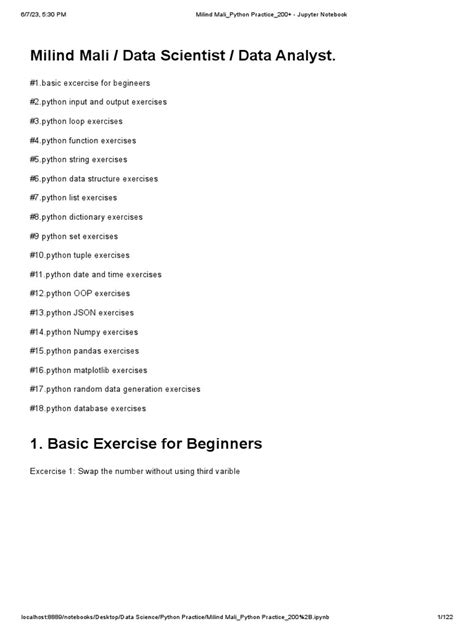Python Practice Exercises 的图像结果