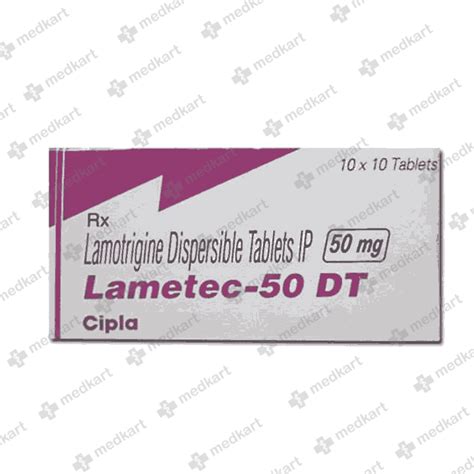 LAMETEC 50MG DT TABLET 10’S: Uses, Price, Side effects & Generic ...