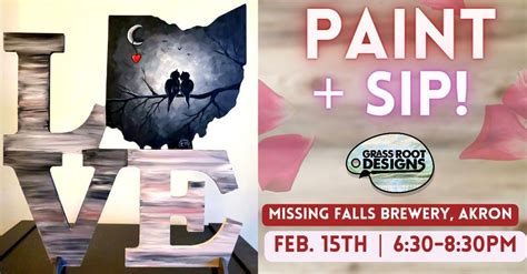 Love Birds Sign | Paint + Sip Missing Falls Brewery, Missing Falls ...