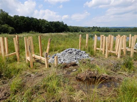 Fish habitat structures built while Minsi Lake is drained ...