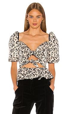 V. Chapman Geneva Blouse in Leopard | REVOLVE