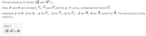 Let vectors A⃗ =(2,1,−4), B⃗ =(−3,0,1), and C⃗ =(−1,−1,2). Calculate ...