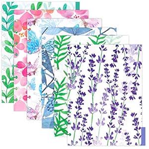 Rancco Discbound Tab Dividers, Junior-Sized, 2 Set 12 Pc Frosted Floral ...