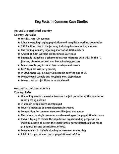 CASE Study KEY Facts - Short and simple way to understand case studies ...