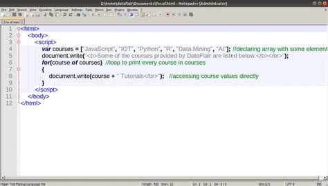 JavaScript Loop Statement 的图像结果