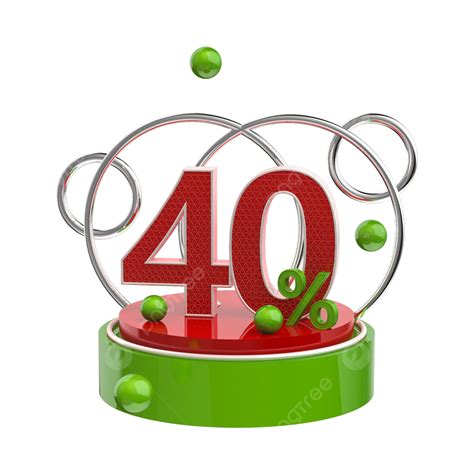 30 Percentage 3d Vector, 3d Render Red 30 Percent Percentage Discount ...