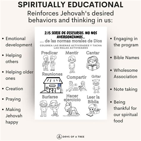 JW Kids Spanish Assembly Workbook 2-6 Yr Digital Not Ashamed of the ...