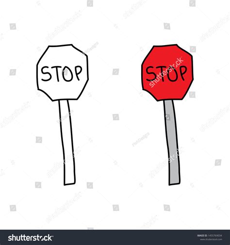 Image result for Stop Sign Cartoon