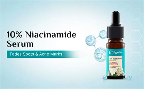 Pilgrim 10% Niacinamide Face Serum For Acne Marks 10ml | Fades ...