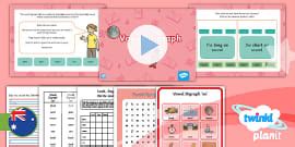 Year 1 Spelling: Vowel Digraphs Lesson 1 (teacher made)