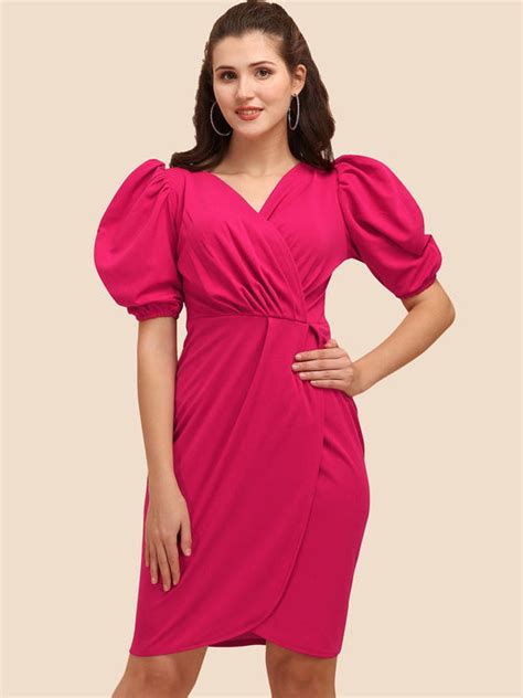 Wrap Bodycon Dresses For Women by Wyshlist