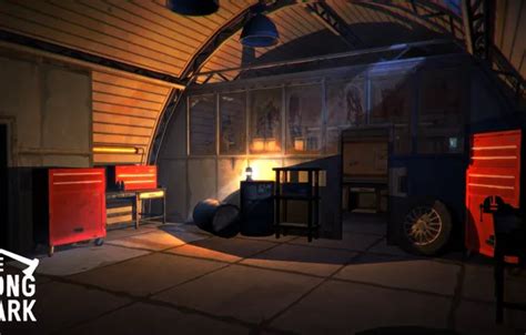 Wallpaper Night, Garage, Night, Garage, Hinterland Studio, The Long ...