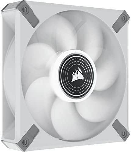 CORSAIR ML120 LED Elite, 120mm Magnetic Levitation White LED Fan with ...
