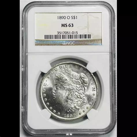 1890-O Morgan Silver Dollar NGC MS-63 - Bob Paul Rare Coins