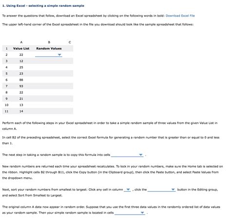 How to Select Sample Using Excel 的图像结果