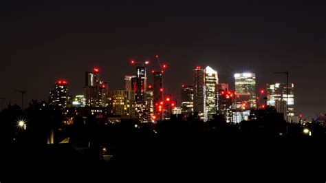 Download wallpaper 1920x1080 night city, buildings, lights, glow, night ...