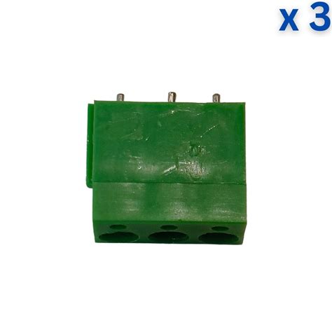 PBT 3 Green PCB Terminal Block