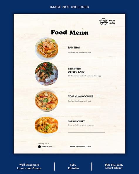 Buffet menu templates Images - Free Download on Freepik