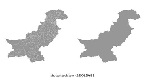 A clickable map of Pakistan exhibiting its administrative units.