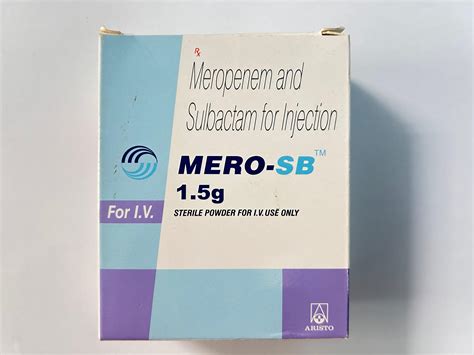 Mero-SB Injection - Novel Combination for XDR Acinetobacter Infections ...