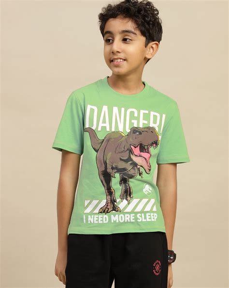 Jurassic World Printed Regular Fit Tshirt For Boys – Kidsville