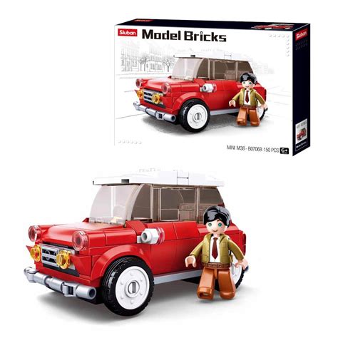 Buy Sluban Mini Car Red Building Blocks for Ages 6+ Online at Best ...