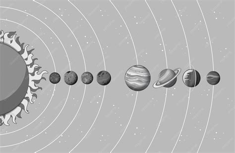 Solar System Clip Art Straight