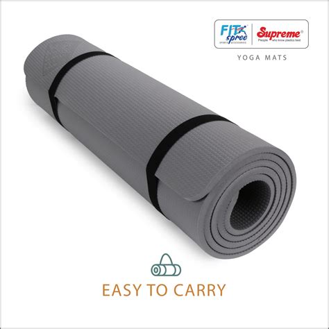 Supreme 8mm Yoga Mat | Yoga Mat with Cover Bag