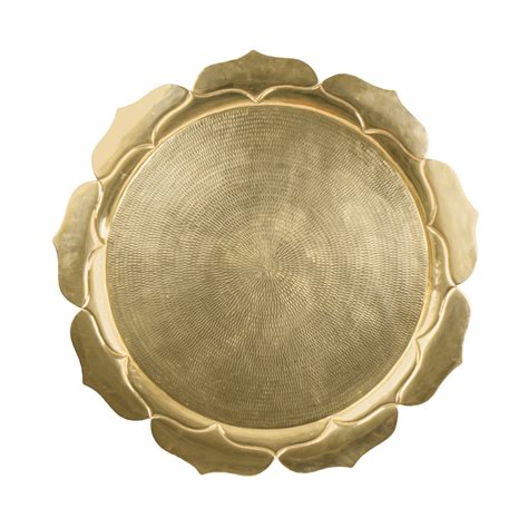 Handcrafted Brass and Wood Lotus Coffee Table | Studio Saswata – The ...