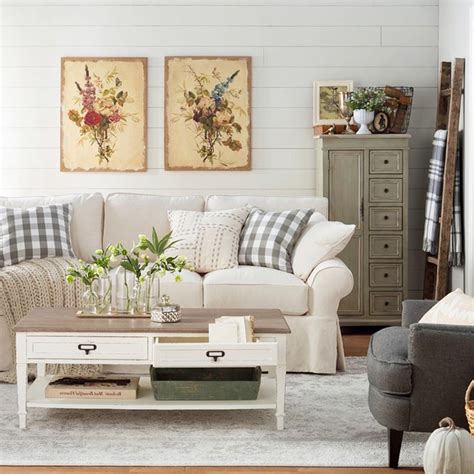 {Farmhouse Living Rooms} • Modern Farmhouse Living Room Decor Ideas ...