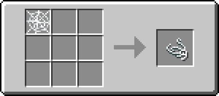 Image result for How to Convert Cobweb to String in Minecraft