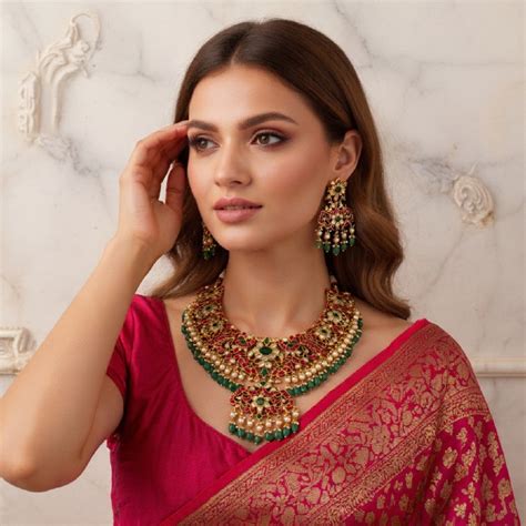 Kundan Necklace Sets Essentials for a Timeless Bridal Look | DULHAN ...