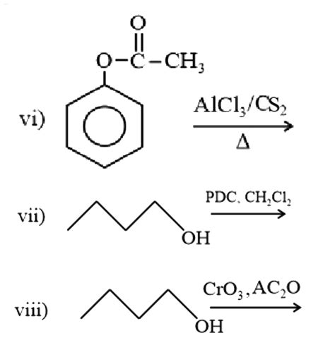 In how many of the following reactions aldehyde is formed as a product?
