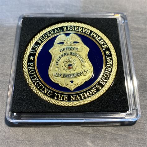 United States FEDERAL RESERVE POLICE LAW ENFORCEMENT Challenge Coin ...