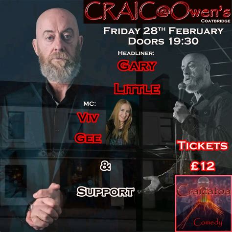 CRAIC@Owens FEBRUARY25, Owens Bar, Coatbridge, 28 February 2025 | AllEvents
