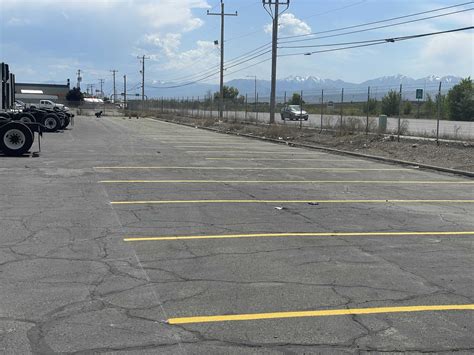 Parking Lot Line Striping For CCSF Trucking in Salt Lake City