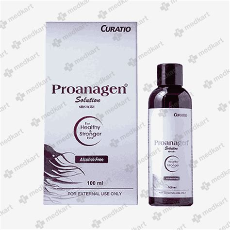 PROANAGEN SOLUTION 100 ML : View Price, Combination and Alternatives ...