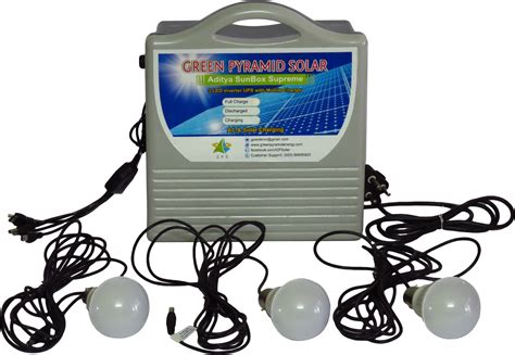 Green Pyramid Solar SunBox Supreme with AC Charging Solar Lights Price ...