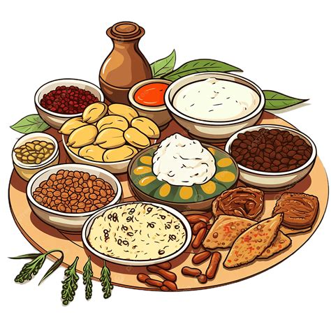 Food Clip Art Chinese New Year Menu Stock Illustrations – 968