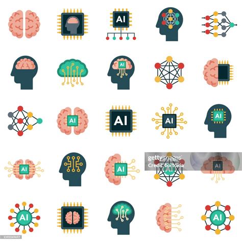 Artificial Intelligence Ai Icon Set High-Res Vector Graphic - Getty Images