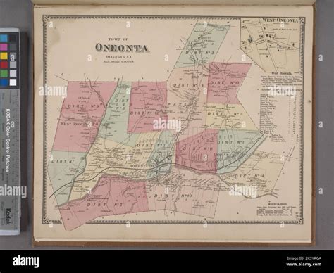 Map of oneonta hi-res stock photography and images - Alamy