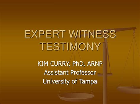 Image result for Expert Testimony Examples