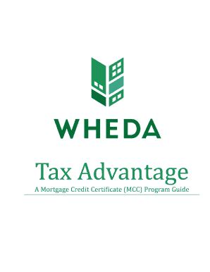 Fillable Online A Mortgage Credit Certificate (MCC) Program Guide Fax ...