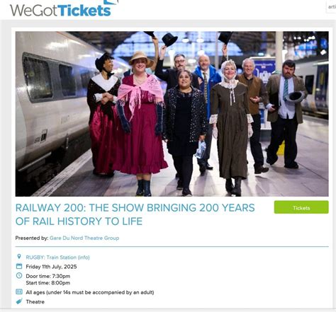RAILWAY 200: The Show Bringing 200 years of Rail History to Life, Rugby ...