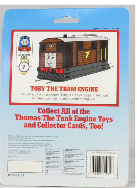 ERTL Thomas Tank Engine Shining Time Station #1012 Toby the Tram Engine, NOS | #4590637334