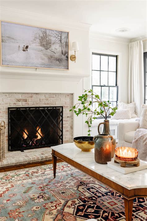 Living Room Fireplace Decor Ideas