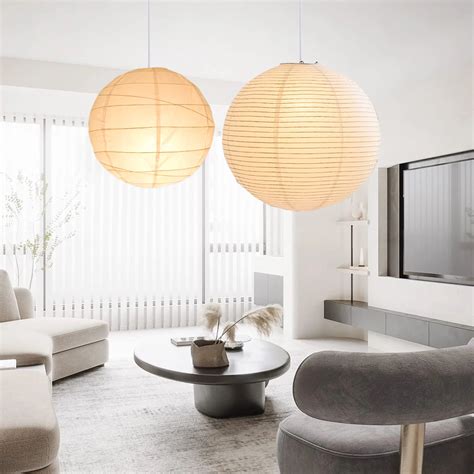 Noguchi-Rice-Paper-Pendant-Light-Japanese-Paper-Hanging-Lamps-Minimalist-Model-Ceiling-Paper ...