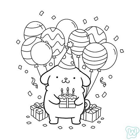 28 Pompompurin Coloring Pages - Free PDF