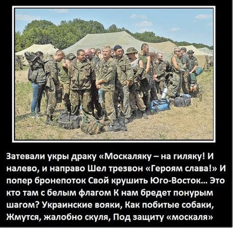 Затевали укры драку «Москаляку - на гиляку! И налево, и направо Шел ...