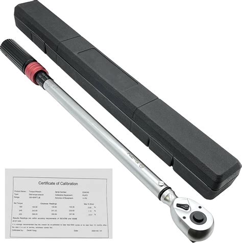 3/4'' 100-400 Ft Lb Torque Wrench, 3/4 Inch Torque Wrench, Professional ...